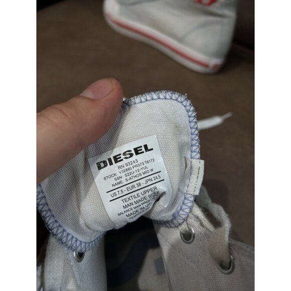 Diesel S-Athos Mid W  Womens Blue Lifestyle Sneakers Shoes US 7.5 - Picture 6 of 7